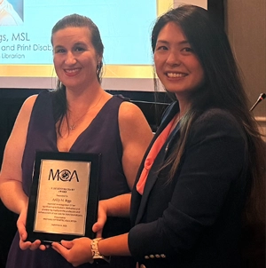 V. Eugene McCrary Award 2025 Ashley M. Biggs, MSL - Maryland Library for the Blind and Print Disabled